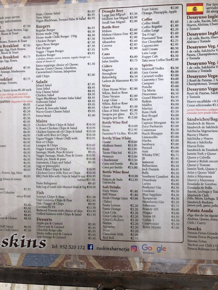 Menu Ruskins-3